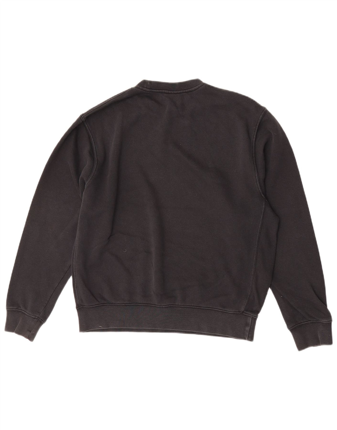 Nike masculino gráfico moletom jumper pequeno algodão preto