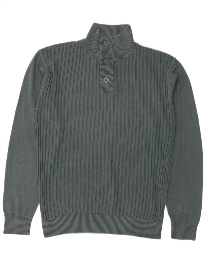 Suéter masculino Jack & Jones com gola redonda e algodão verde XL
