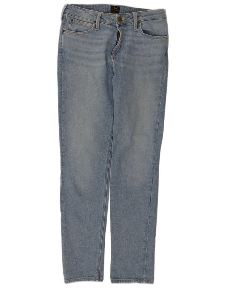 Lee Womens Elly Slim Jeans W27 L31 Azul Algodão