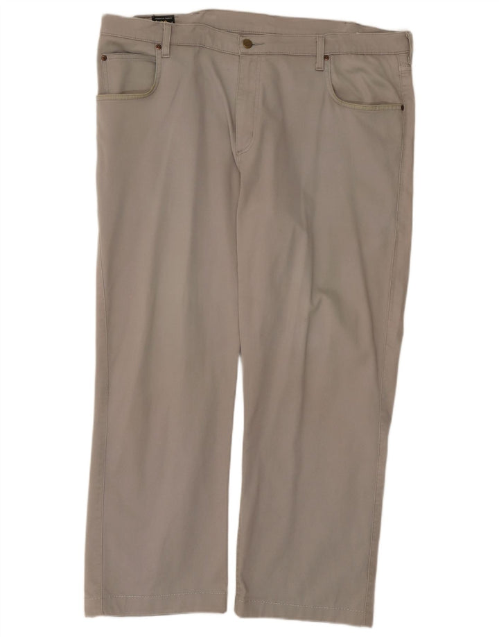 Calça casual reta masculina Lee W40 L28 cinza