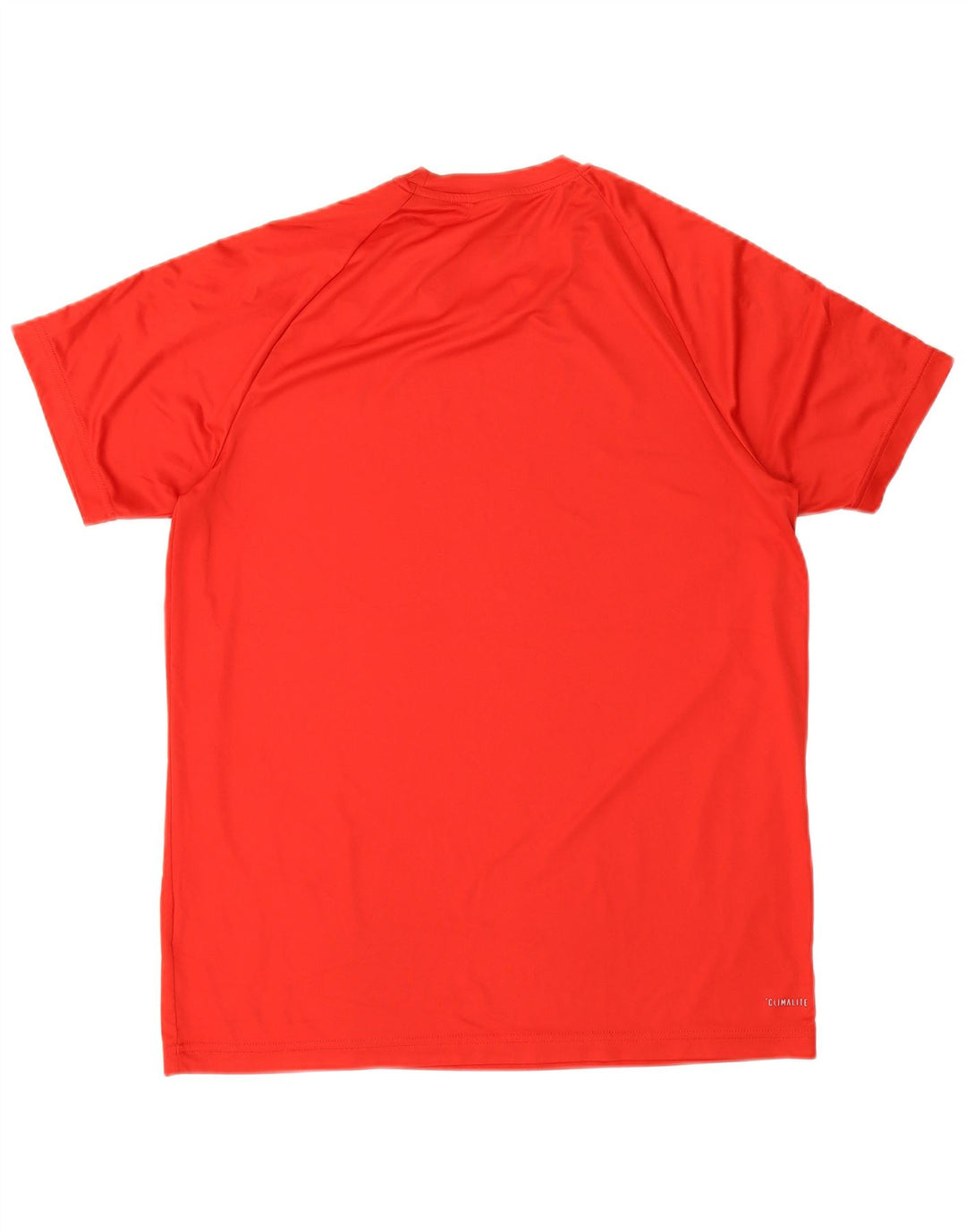 Adidas Mens Climalite Camiseta Top Grande Poliéster Vermelho