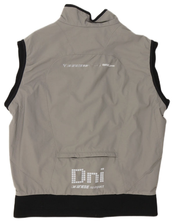 Dainese Mens Gilet UK 40 Grande Poliéster Colourblock Cinza