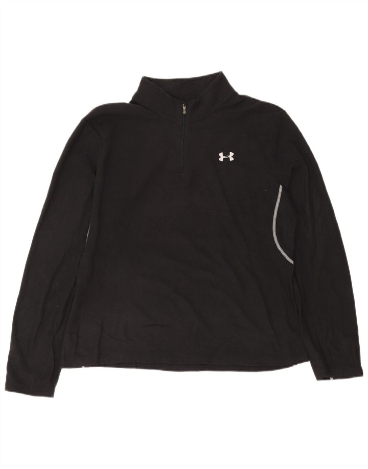 UNDER ARMOUR Feminino pulôver com zíper e gola alta Reino Unido 18 XL azul marinho