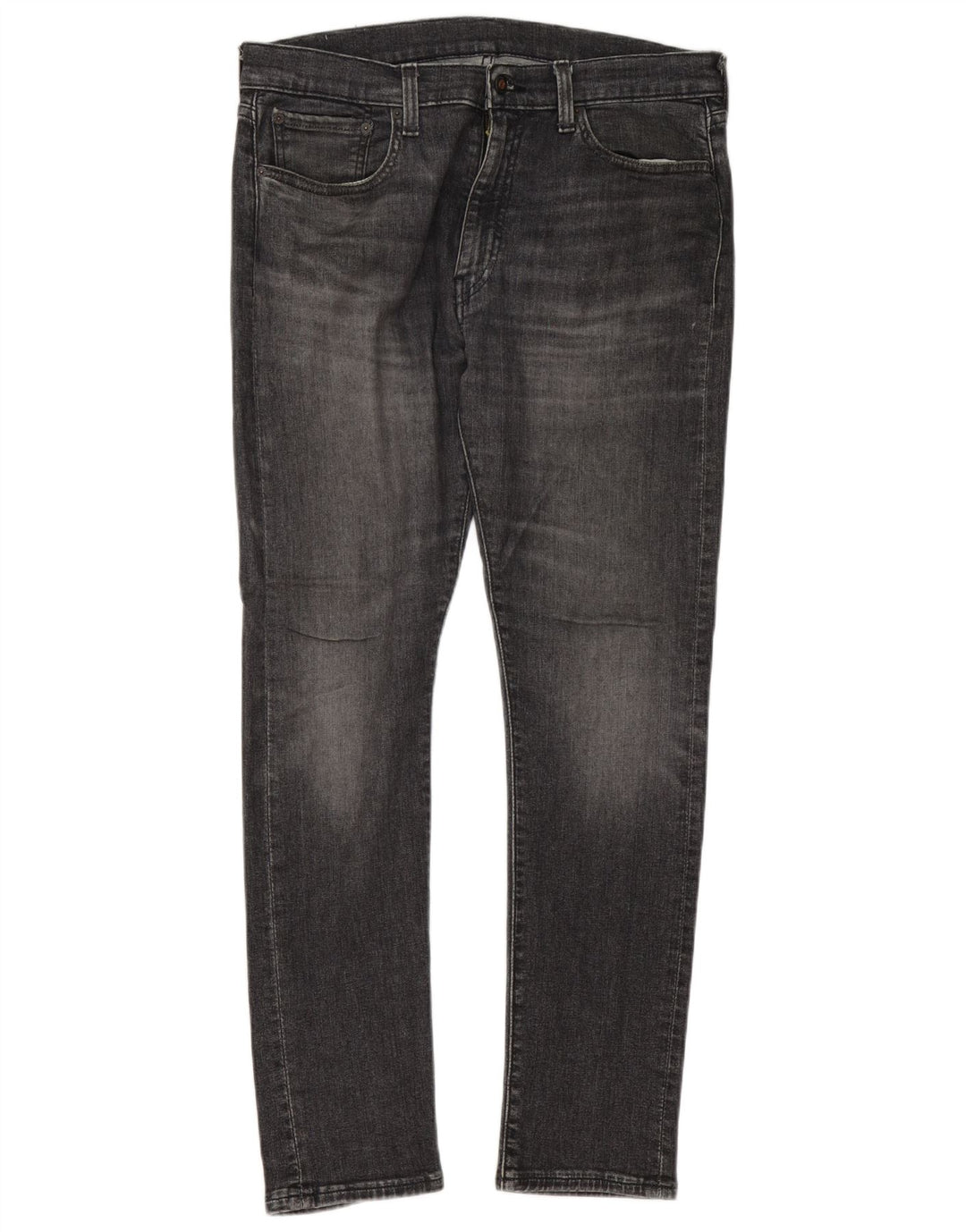 Levi's Mens Slim Jeans W36 L32 Cinza Algodão