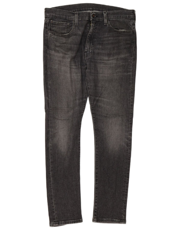 Levi's Mens Slim Jeans W36 L32 Cinza Algodão