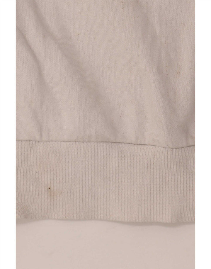 Jaqueta masculina de agasalho Champion, jaqueta média, branca, algodão colorblock