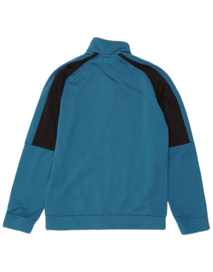 Jaqueta Puma Boys Graphic Tracksuit Top 11-12 Anos Azul Colorblock