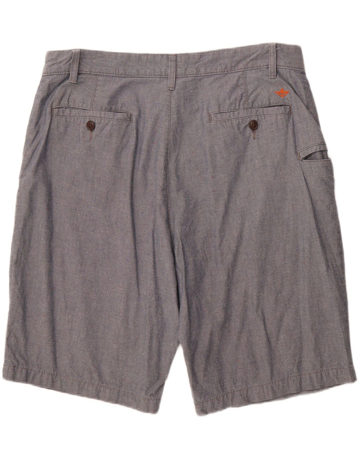 DOCKERS Mens Chino Shorts W36 Grande Algodão Azul