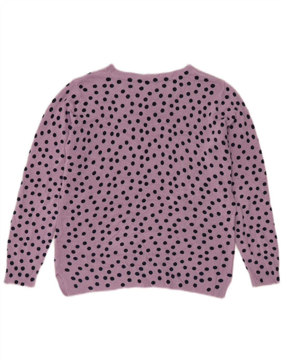 Suéter feminino Marks & Spencer com gola canoa Reino Unido 12 médio roxo