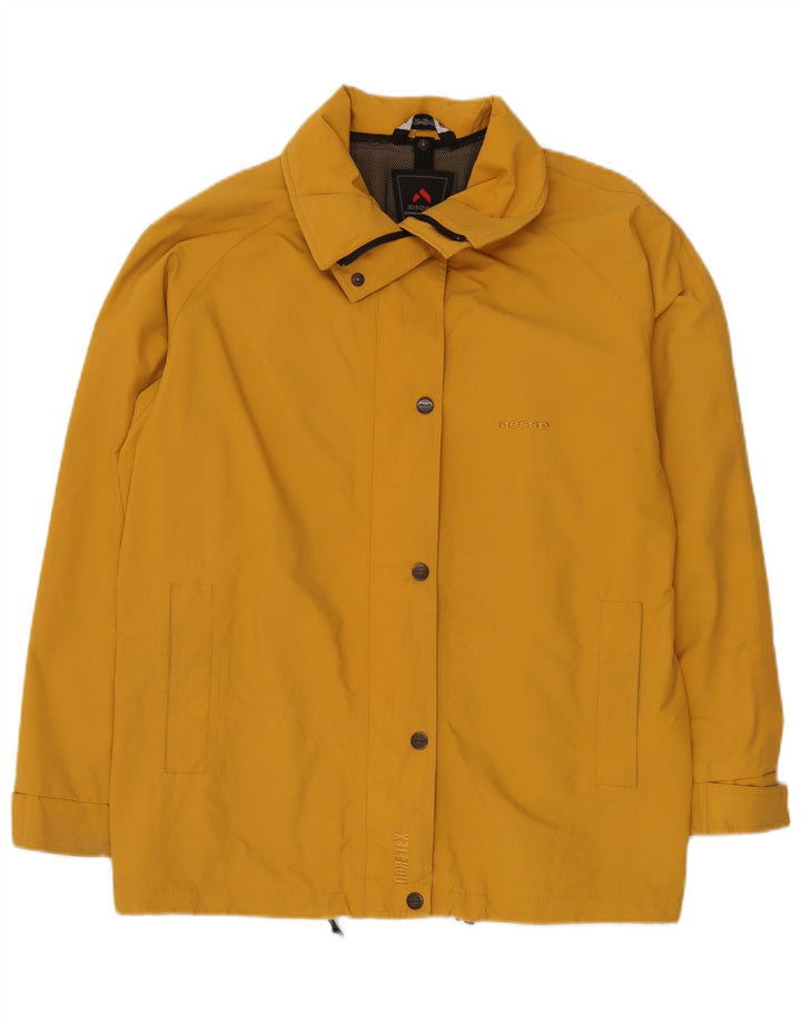 Jaqueta de chuva grande feminina AESSE IT 46 grande nylon amarelo