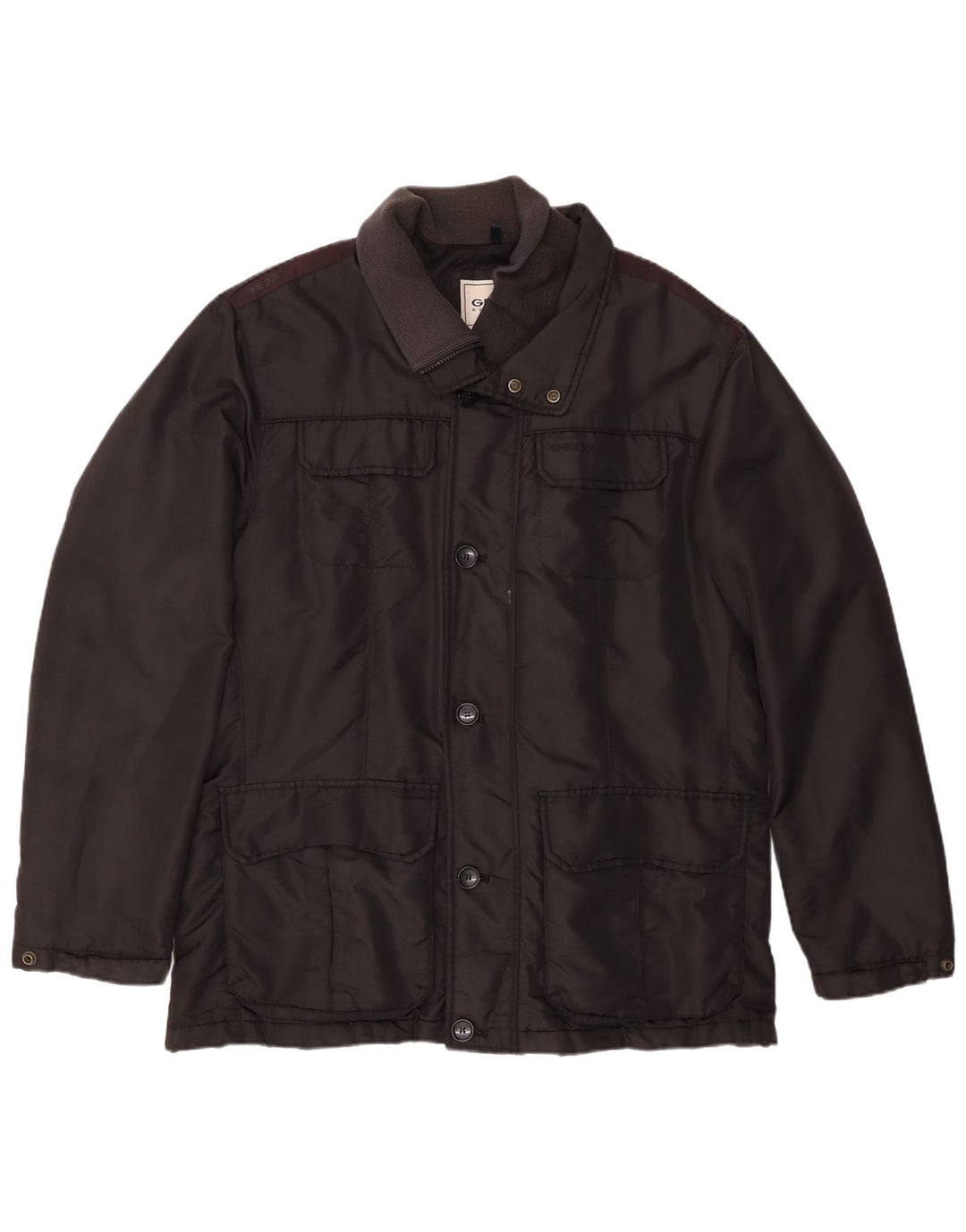 Jaqueta acolchoada Geox masculina Respira UK 44 2XL poliamida preta