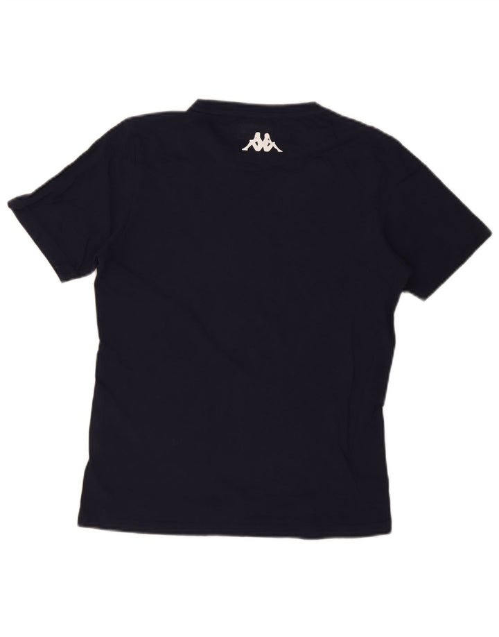 Top Kappa Boys Graphic 11-12 Anos Azul Marinho