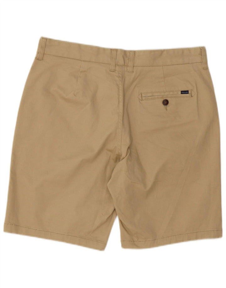 JOULES Mens Chino Shorts W32 Algodão Bege Médio