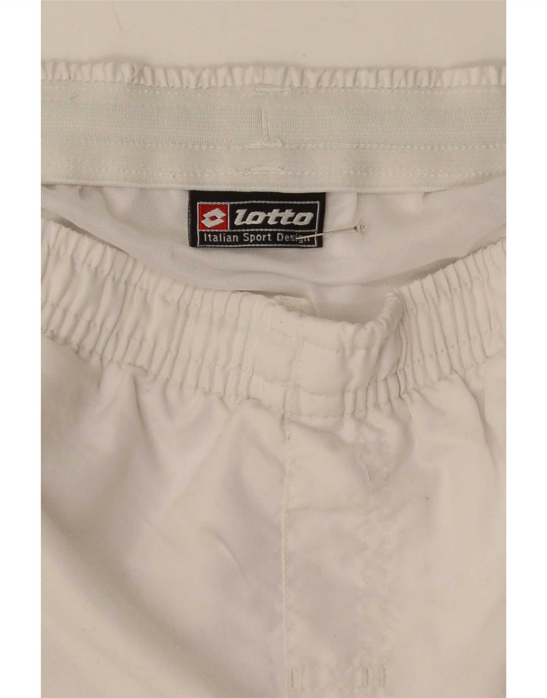 Lotto Mens Graphic Sport Shorts Médio Branco Colorblock