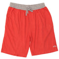 Shorts esportivos masculinos Weird Fish grande algodão colorblock vermelho