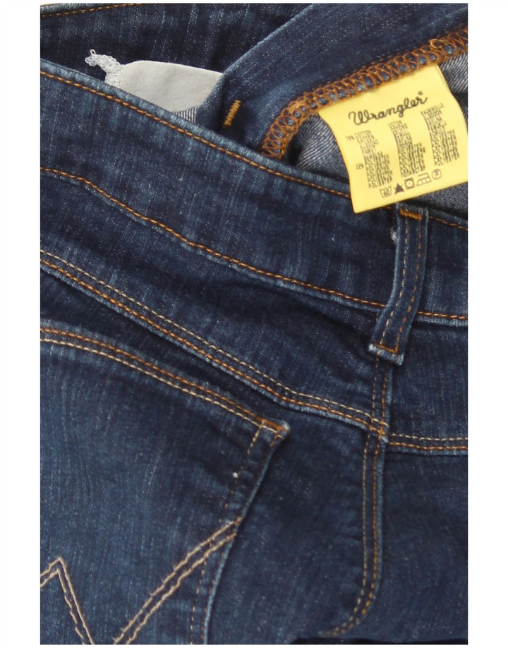 Wrangler Calça Jeans Feminina W31 L32 Azul Marinho Algodão