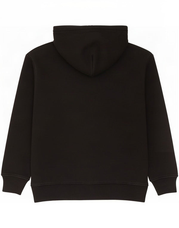 Zara moletom com capuz masculino pequeno algodão preto