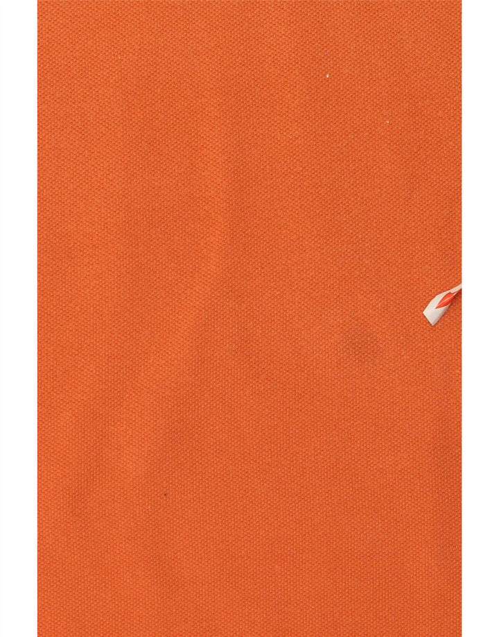 Camisa polo masculina Lotto grande algodão laranja