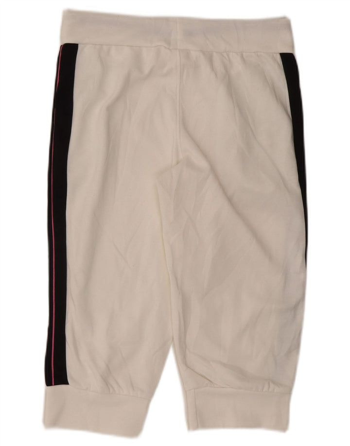 Shorts esportivos femininos PUMA UK 12 médio branco colorblock