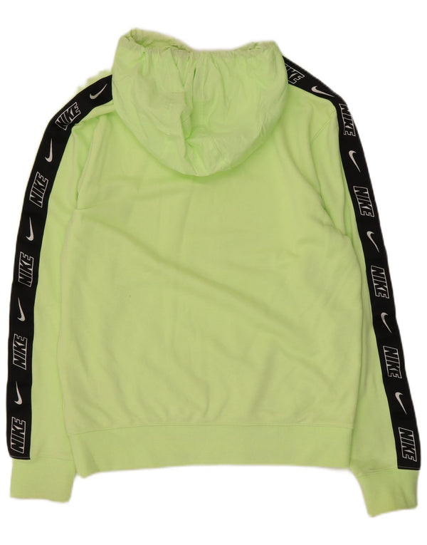 Nike Mens Hoodie Jumper Pequeno Algodão Verde