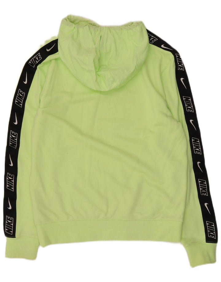 Nike Mens Hoodie Jumper Pequeno Algodão Verde