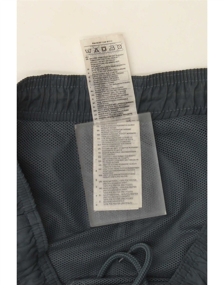 Shorts esportivos masculinos Adidas médio azul marinho poliéster