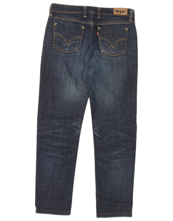 Calça Jeans Slim Feminina Levi's W30 L27 Algodão Azul Marinho