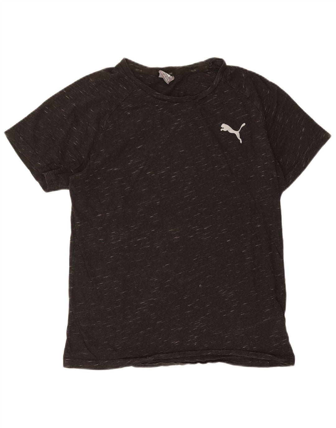 Camiseta masculina Puma grande algodão manchado cinza