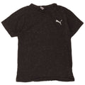 Camiseta masculina Puma grande algodão manchado cinza