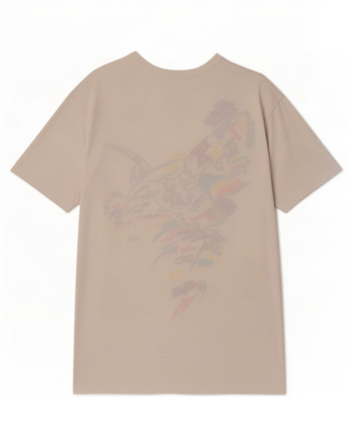 Fila Mens Graphic T-Shirt Top Pequeno Branco