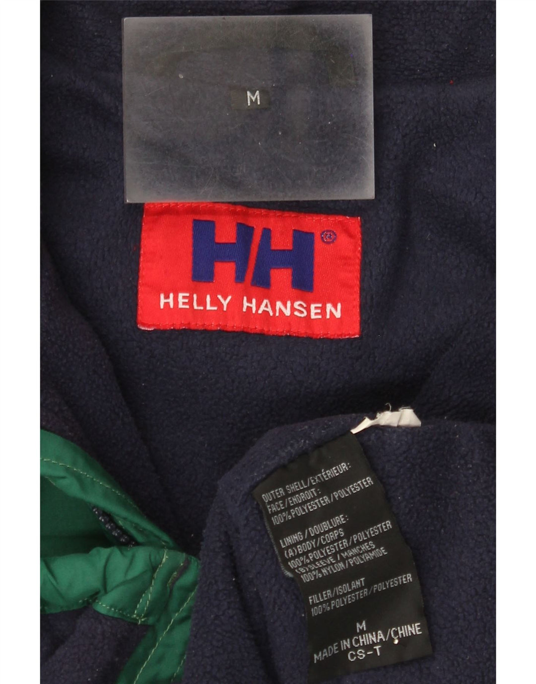 Jaqueta corta-vento masculina Helly Hansen de ajuste solto Reino Unido 38 poliéster verde médio