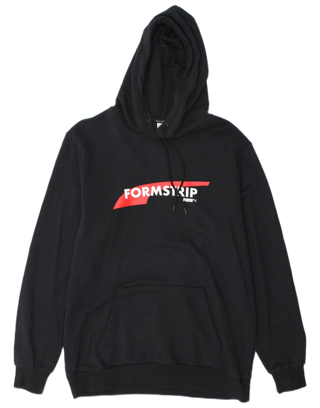 Jumper com capuz gráfico masculino PUMA grande preto