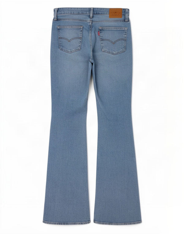 Calça Jeans Levis Feminina 726 High Rise Flared W29 L32 Azul Algodão