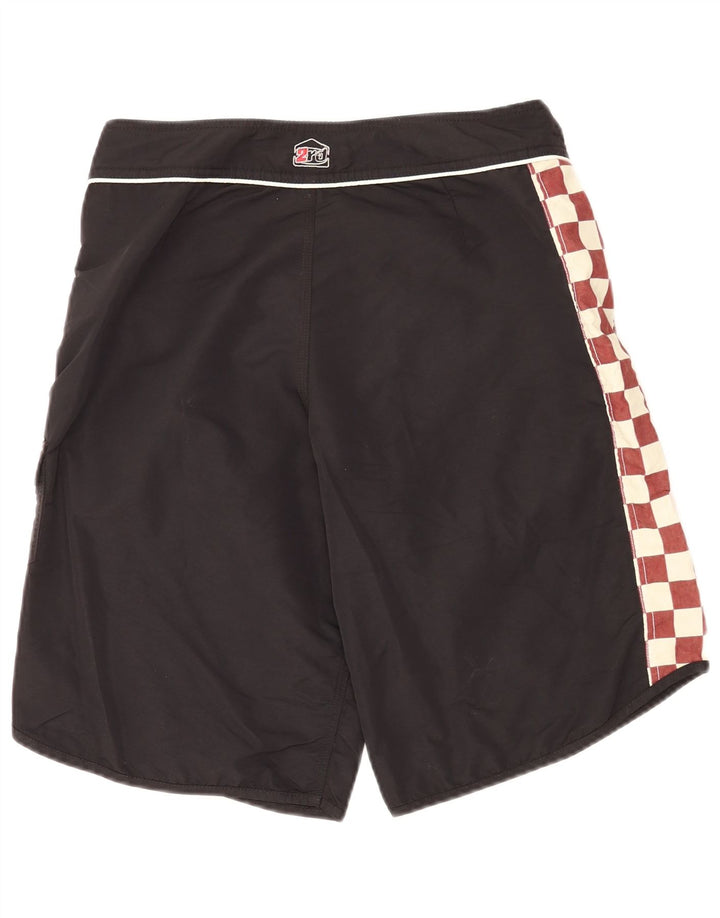 Shorts esportivos gráficos masculinos Reebok IT 48 médio preto geométrico