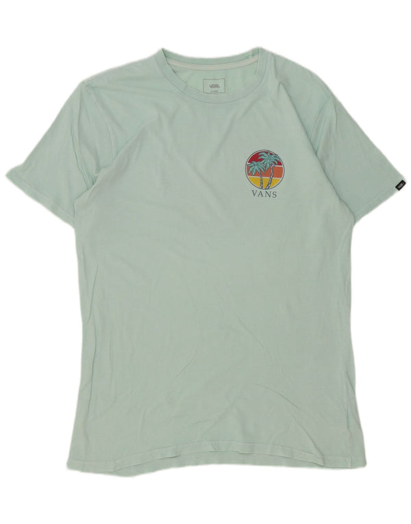 Camiseta masculina Vans Graphic Top XL algodão turquesa