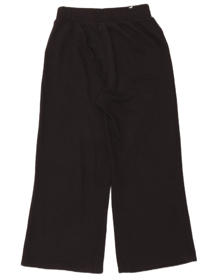 Calça de treino feminina Puma UK 14 médio preto algodão