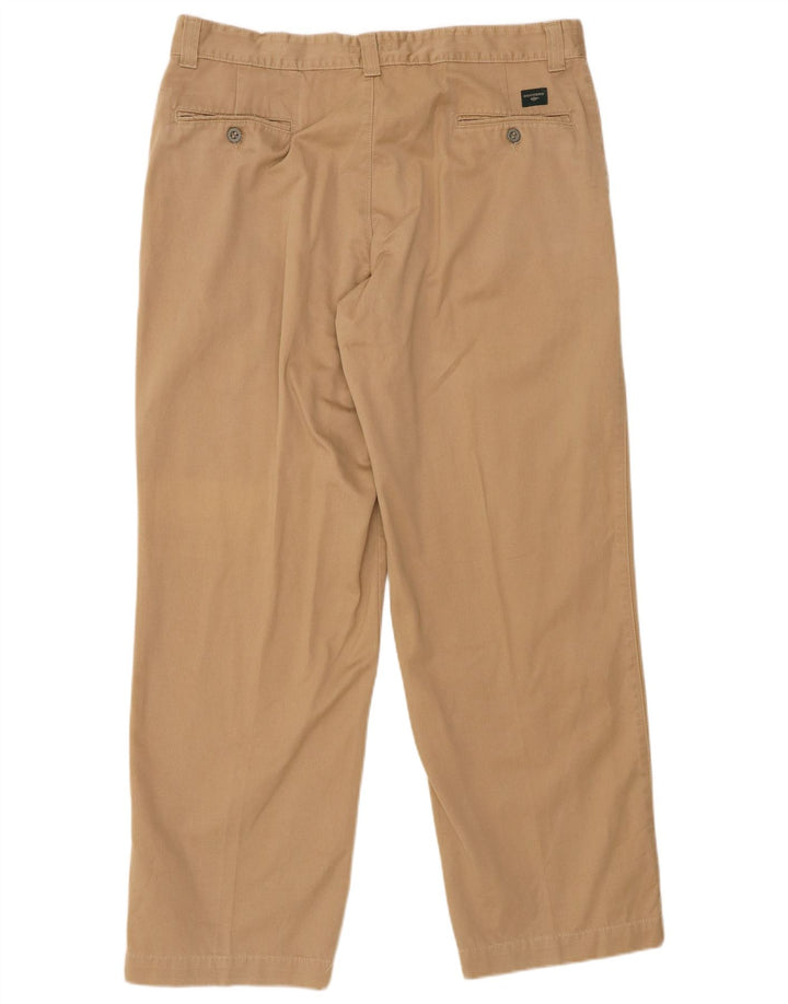 Calça chino masculina DOCKERS cáqui reta W36 L32 bege