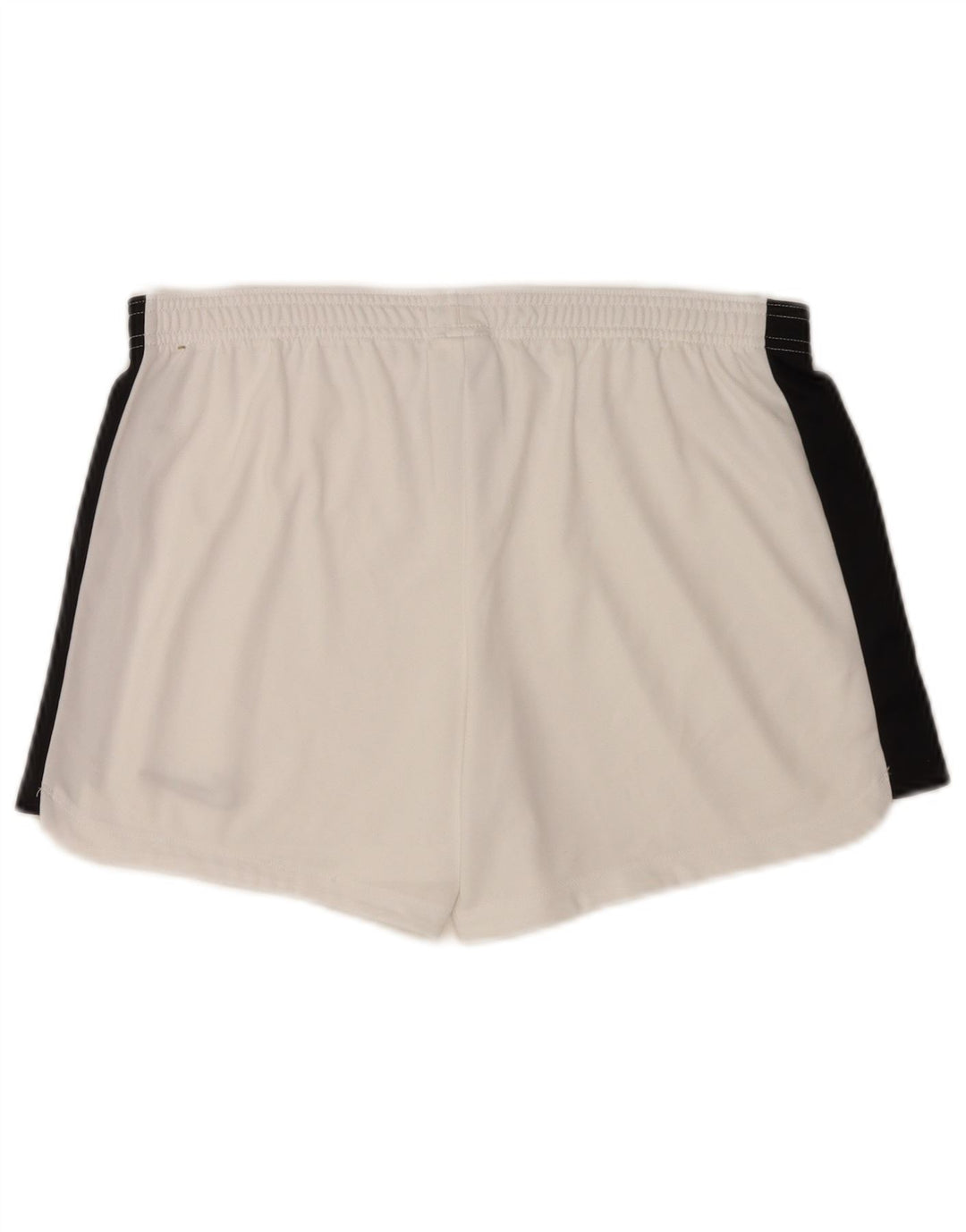 Shorts esportivos masculinos Nike Dri Fit médio branco colorblock poliéster