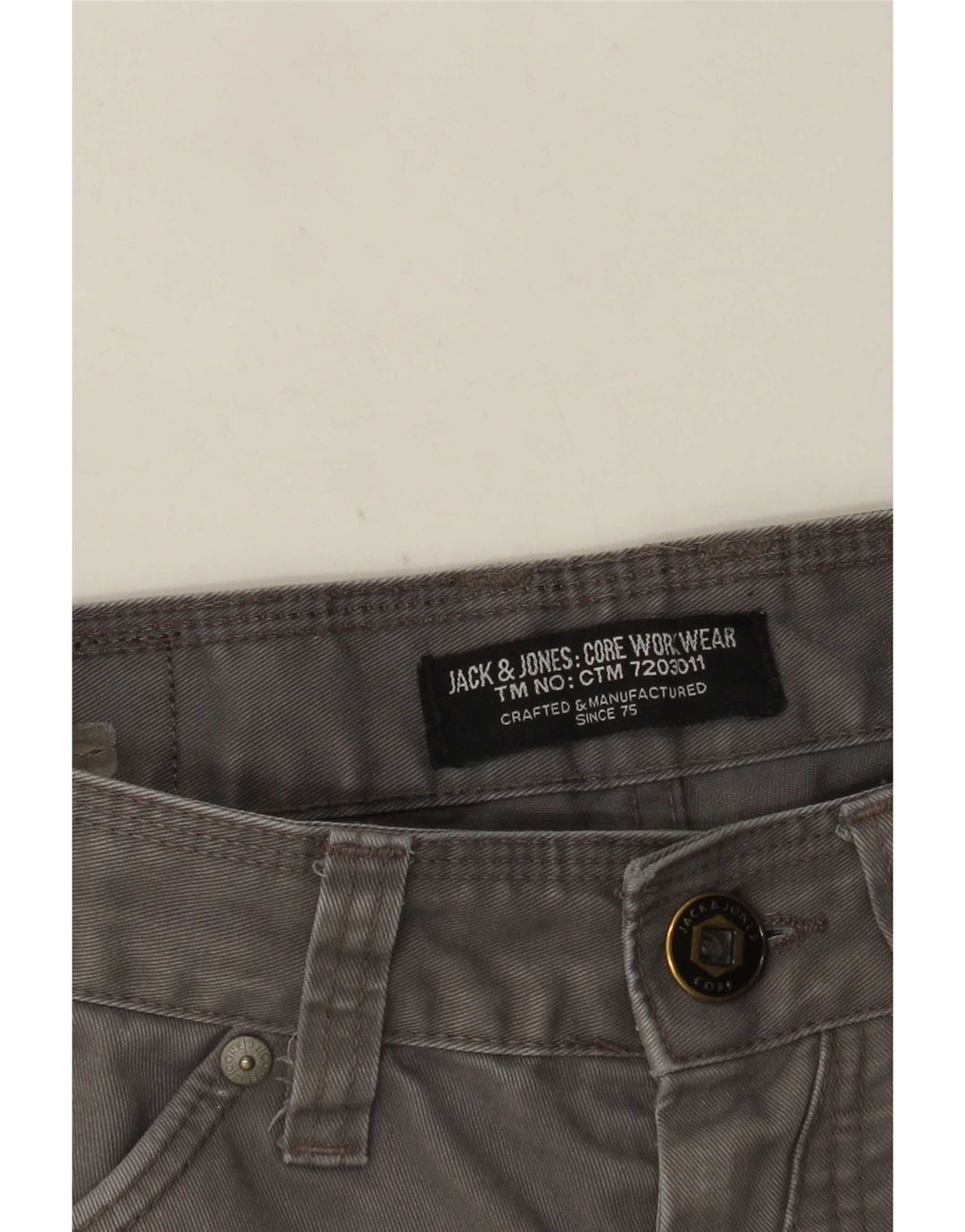 Calças masculinas Jack & Jones Banana W28 L28 cinza