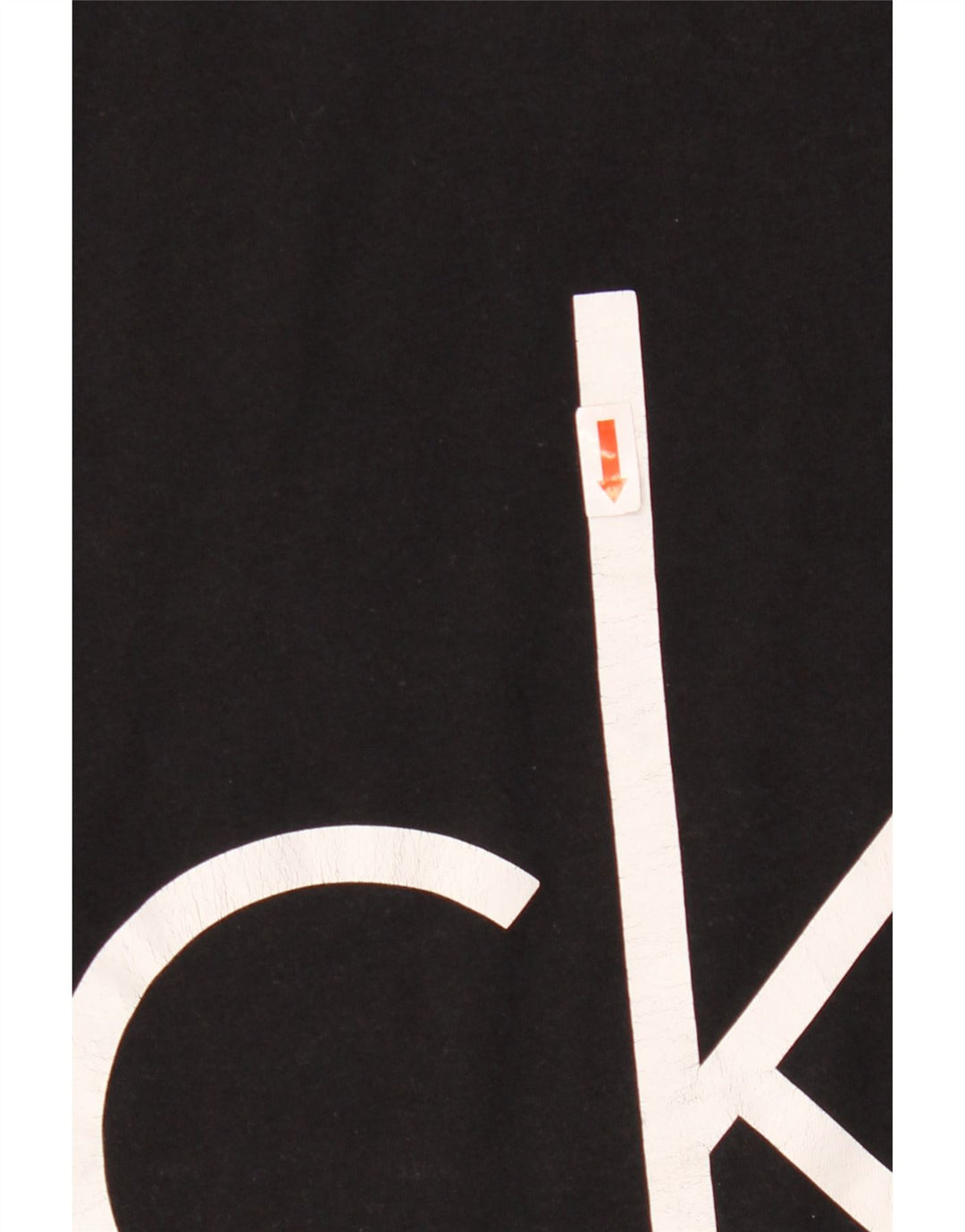 Calvin Klein Camiseta masculina gráfica grande preta