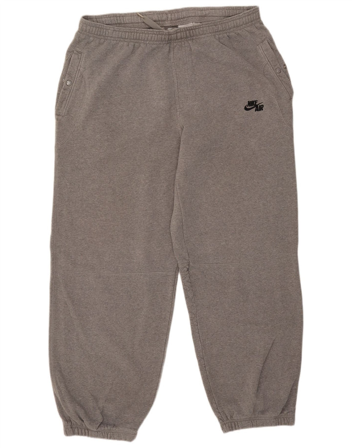 Calça de treino masculina Nike Joggers 2XL algodão cinza