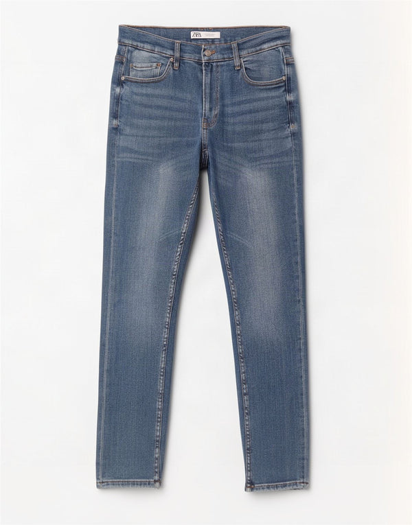 Zara Mens Slim Jeans EU 44 Grande W34 L32 Azul