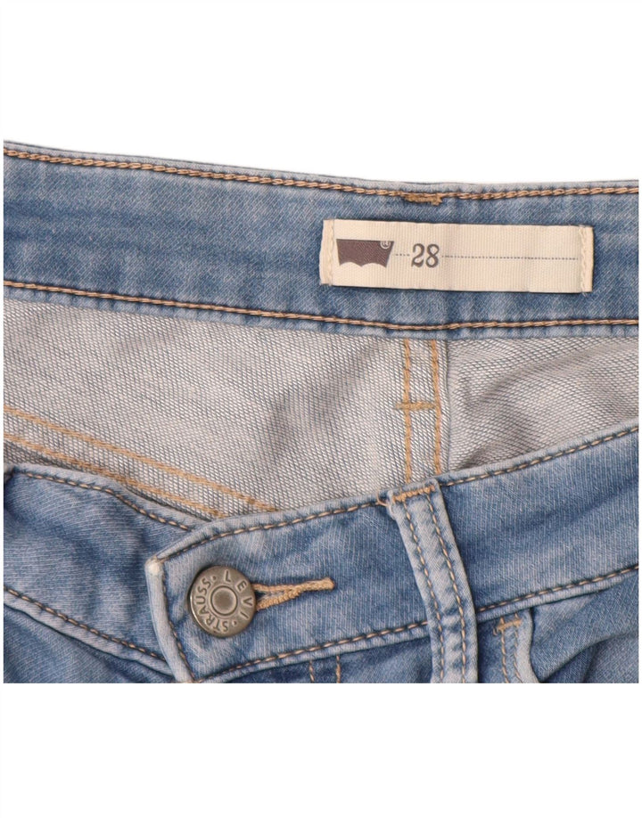 Bermuda jeans feminina Levi's W28 azul médio