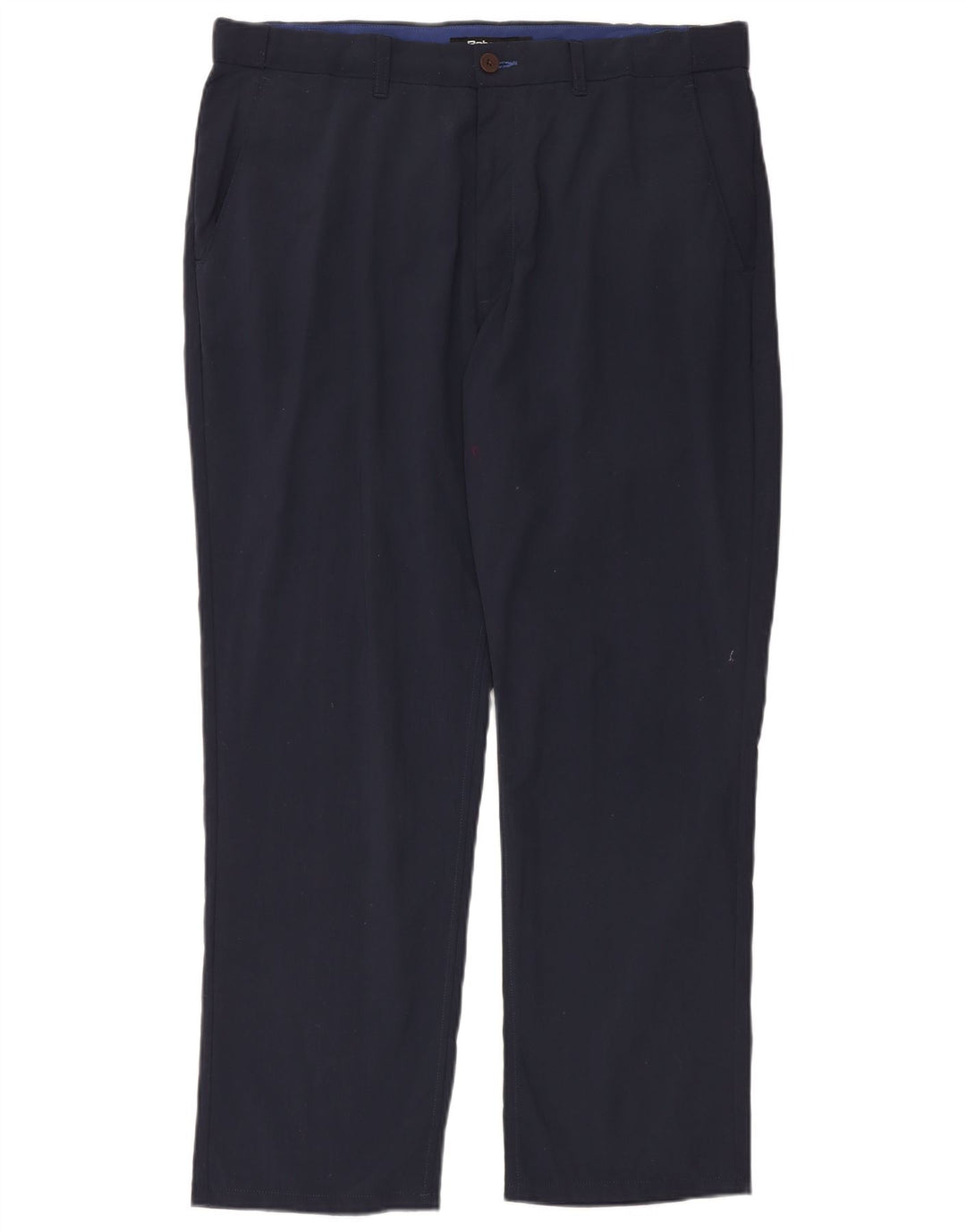Calça chino reta masculina Rohan W40 L30 azul marinho poliamida