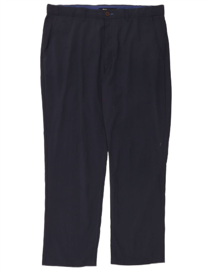 Calça chino reta masculina Rohan W40 L30 azul marinho poliamida