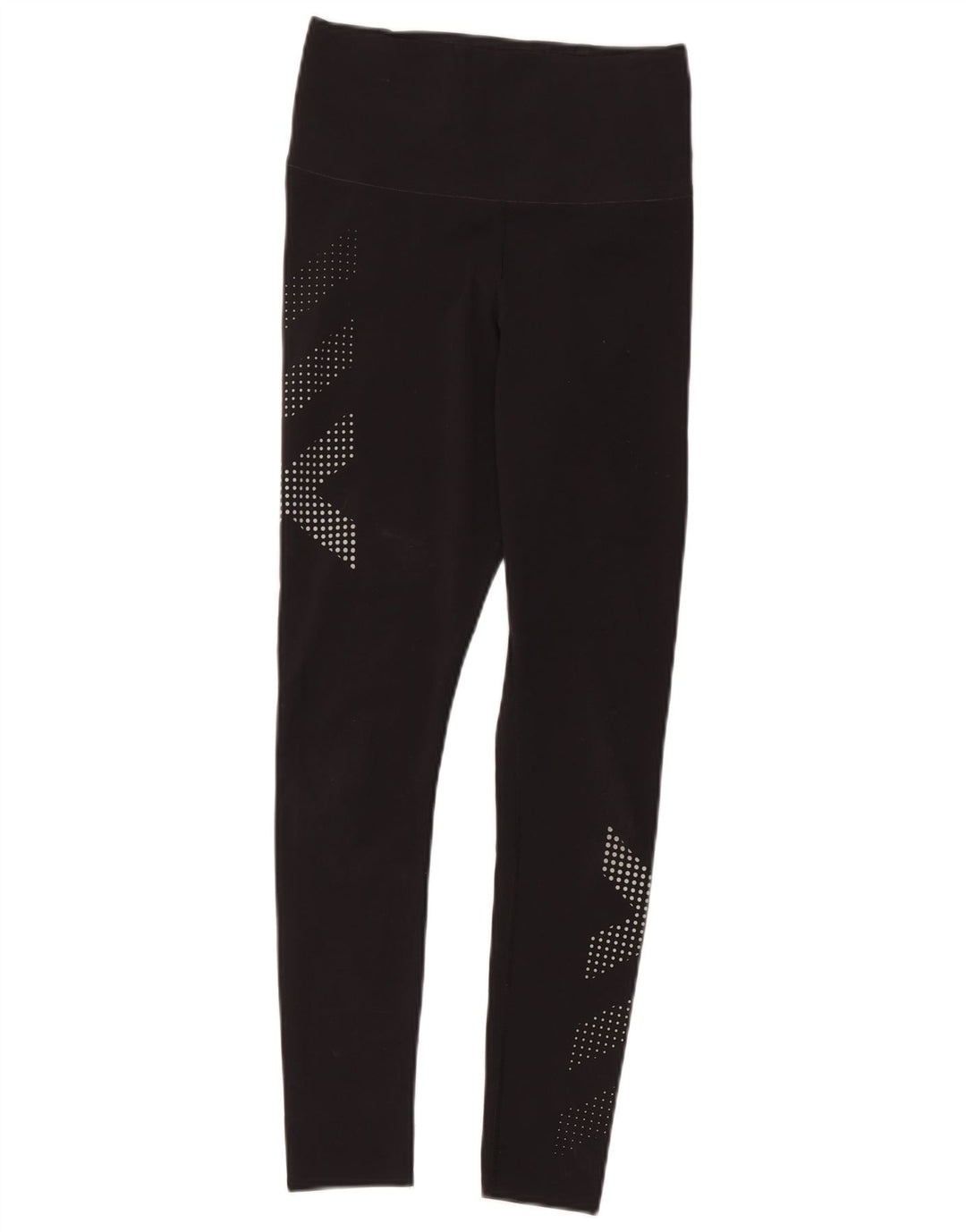 Leggings Reebok Graphic Femininas UK 10 Pequenas Pretas