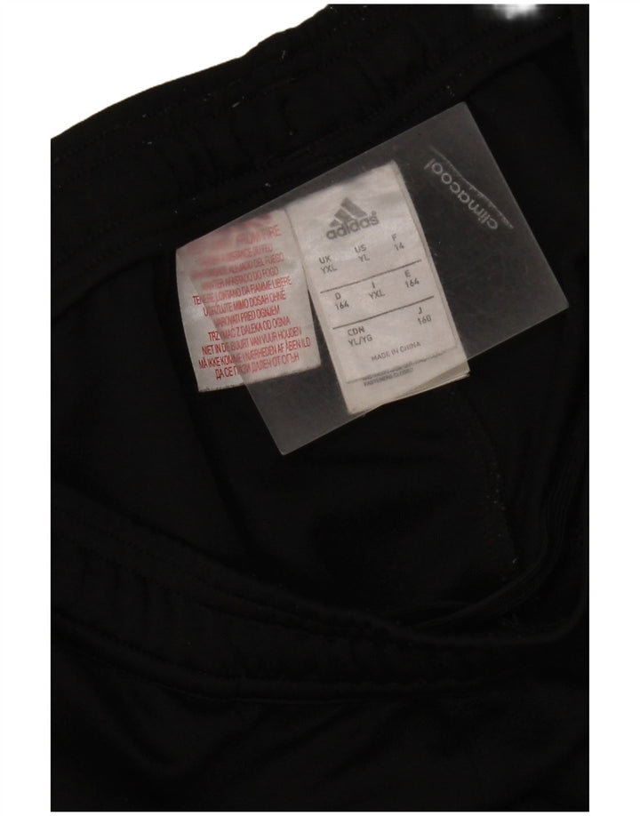 Calças de treino Adidas Boys Climacool 13-14 anos XL preto poliéster
