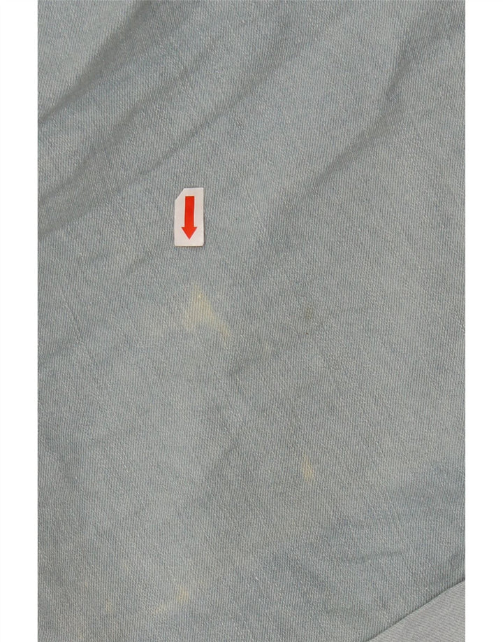 Shorts jeans feminino MAX & CO. Reino Unido 14 grande W32 algodão azul