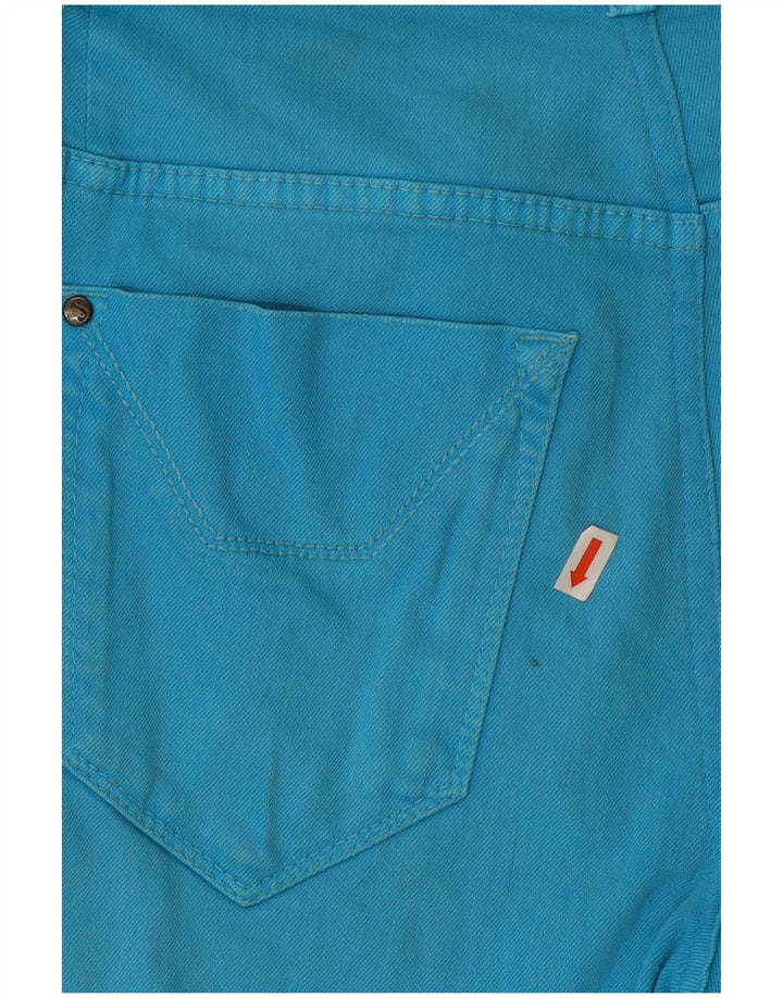 Calça jeans feminina Jeckerson W33 L29 azul algodão