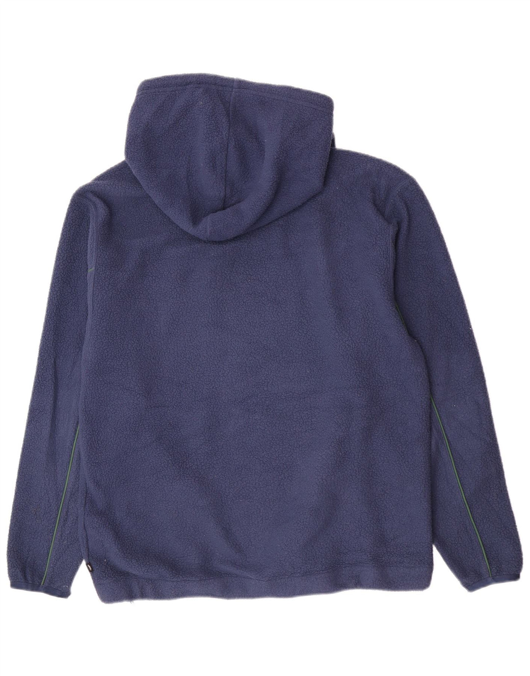 Jumper de lã com capuz masculino Nike grande poliéster azul marinho